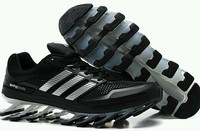 Adidas springblade Gr.43,5 schwarz-silber 