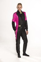 Rennoverall Beltenick® Stratos 3-lagig FIA 8856-2000 - schwarz pink