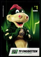 Maskottchen Kuno TV Emsdetten Autogrammkiarte Handball  TOP + A 102617 OU