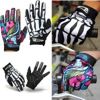 QEPAE Fahrradhandschuhe Sport Winter Full Finger Mountainbike Handschuhe Gr.M-XL