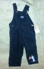 nwt MSRP $34 OSHKOSH BOY toddler Sz 12 months Blue Casual Corduroy overall Pants