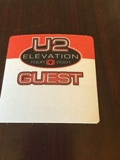 U2 - Elevation Tour 2001 - Guest Pass - Red -#36