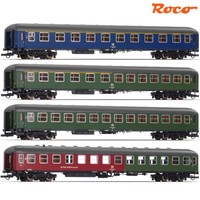 Roco 64646-S4 Schnellzugwagen-Set der DB (Spur H0) ++ NEU & OVP ++
