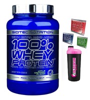 Scitec Nutrition 100% Whey Protein - 920g + Shaker + Samples