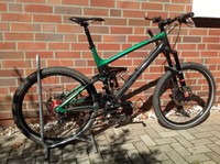 Trek Fuel EX 9.8 26'' - 21.5" Carbon Smoke/Liquid Green - Mountainbike, Rohloff