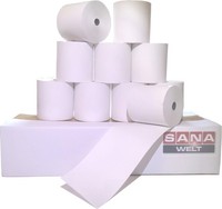 50 Waagen-Rollen 58mm x 50m x 12mm - 50 Thermorollen 58/50/12 Ø 63mm