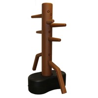 Holzpuppe aus Kunststoff - Freistehend, Plastik, Wooden Dummy, Training, Kung Fu