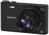 A - Sony Cyber-shot DSC-WX350 Digital Camera: Black