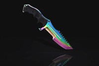 HIMMELSSCHMIEDE Jagdmesser Fahrtenmesser CS HUNTSMAN FADE Messer Knife GO