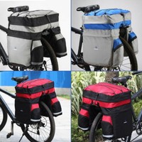 60L Fahrradtasche Wasserdicht LKW Plane Gepäckträgertasche Fahrrad Gepäcktasche