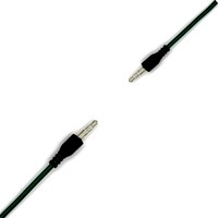AUX DUNKELGRÜN  3,5mm Stereo Audio Klinke Kabel Stecker iPhone MP3 Auto Handy 1m