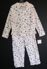Juicy Couture Toddler Girls Ivory/Pink/Navy Flannel Pajamas Sleep Set (2/2T) NWT