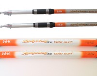 2 DAM Brandungsruten 420 cm Teleskop 100/250 Wg. neu