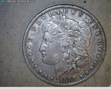 1887-0 Morgan Silver Dollar, .7734 oz Silver, High Grade (Us-3828)