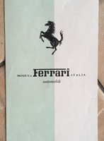 Original Prospekt Oldtimer Ferrari Modena 