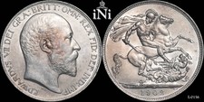 iNi Great Britain, Edward Vii, Crown, 1902, aUnc