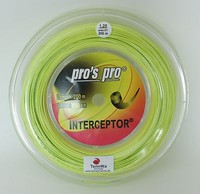 200m Tennissaite (0,145€/lfd. m) Pros Pro INTERCEPTOR 1,25 lime