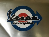 2x VESPA Aufkleber Italien Sticker Lexington UK Tuning Retro Look Oldtimer NEU
