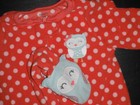 Toddler Girls Carters Fleece Footed Pajamas Blanket Sleeper 24M Owl