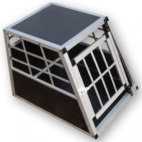 ZOOMUNDO ALU HUNDE TRANSPORTBOX HUNDEBOX REISEBOX HUNDETRANSPORTBOX 1 TÜRIG