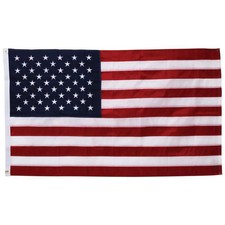 New Deluxe 3’x5’ Embroidered US FLAG USA American Stars Stripes Grommets Sewn