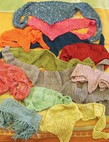 ♥ 13 Schals ♥ Strickschal Schal für Damen Mädchen rot pink grau grün gelb rosa  