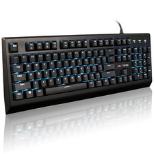 Velocifire Black VM01 Mechanical Keyboard for PC Game with Brown Switches