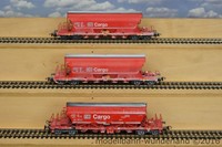 Piko H0 58315 Kaliwagen-Set "DB Cargo" gealtert DB AG Ep.V Selbstentladewagen