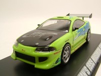 Mitsubishi Eclipse 1995 grün, Brian - Fast & Furious, Modellauto 1:43 Greenlight