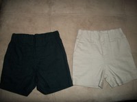 Lot of 2 NWT Circo Toddler Boy's  Shorts Size 12 Months  Black,Tan