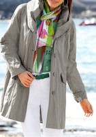 JACKE SWINGER von SIGNORA CRASH OPTIK  KATALOGPREIS 149 € grau  GR. 38  !NEU!