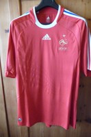 Frankreich FFF Fußball Trikot original adidas rot Gr. XL - sehr guter Zustand  -