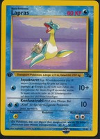 Pokémon Lapras 25/62 Fossil 1. Edition NM