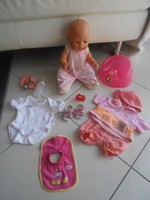  Baby Born Puppe  mit Wimpern und Zubehör für 43 cm Puppen