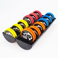 Profi Aufwickler Vorfachbox Vorfach Sortimentsbox mit 12 Foam Montageröllchen