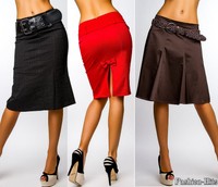 DAMENROCK Röcke Business Abendrock Pencil Stretch Bleistiftrock Rock Div Modelle