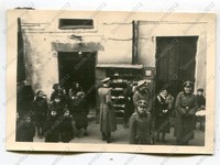 Foto, Wehrmacht, Żydzi, Dzielnica żydowska, Mława, Polen, g