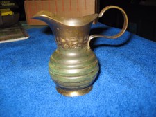 Vintage A.N.Oppenheim Hand Made in Israel Hammered Copper Pitcher