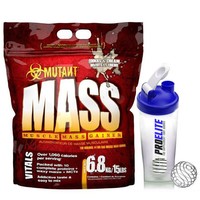 PVL Mutant Mass Weight Gainer 2,2 kg + Blau-Shaker