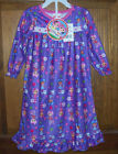 Lalaloopsy Nightgown Toddler Girls' NWT Purple Soft Long Flannel Granny Size 2T