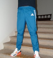 adidas Regenhose Saunahose Schwitzhose Nylon trousers trackies  Sporthose  L