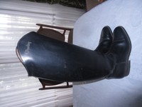 Lederreitstiefel Gr 7 1/2