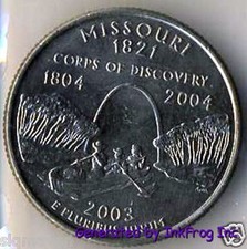 2003 P & D Missouri pair Choice/Gem Bu Set from mint sets No Reserve