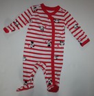 New Gymboree Sleep N Play PJs Panda Bear Size 3-6m NWT Pink & White Stripes