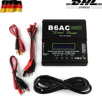 80W Imax B6AC Ni-Cd /Ni-MH /LiLo/ LiFe/ Pb-Akku Balance Charger Akku Ladegerät