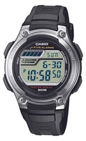 Casio Uhr Digitaluhr W-212H-1AVES NEU Resinarmband Schwarz