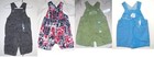 The Children's Place Infant Boys Overalls Creepers 4 Choices 0-3M 3-6M 6-9M NWT