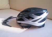 UVEX Xenova Fahrradhelm, 52-57cm, silbergrau schwarz