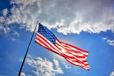 Top Quality American 3X5 Flag Nylon Sewn Stripes Embroidered Stars Brass Grommet