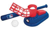 Franklin Sports MLB Baseball Pop A Pitch Youth-Kids Batting Machine Trainer